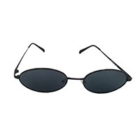 Óculos De Sol feminino Oval Slim moda Varias Cores - sem