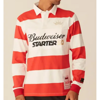 Camisa Polo Starter Collab Budweiser Red