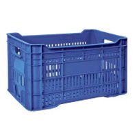 Caixa Plástica Organizadora de Feira Supermercado Azul - Arqplast