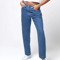 Calça jeans feminina reta sawary - 269247