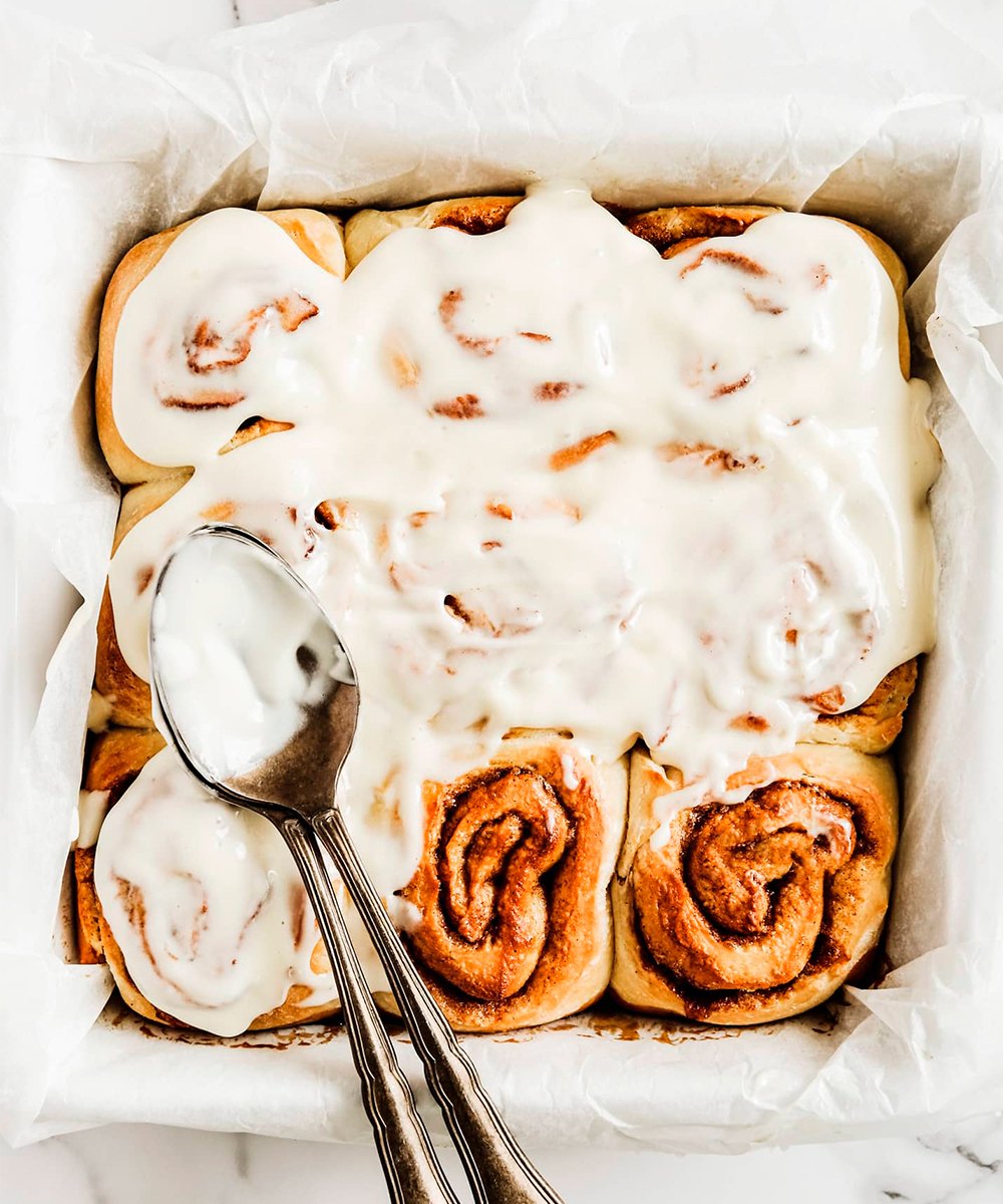 Receita de cinnamon rolls