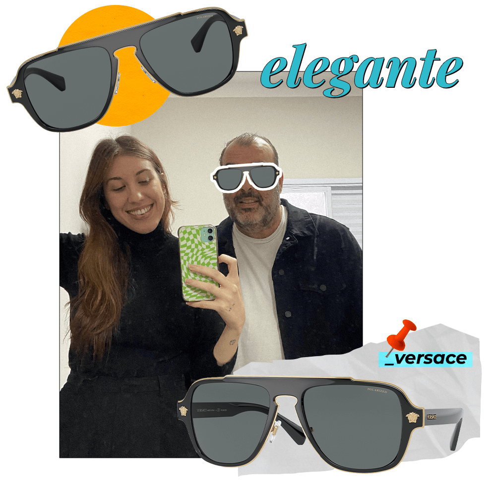 Giulia Coronato - óculos de sol arredondado elegante - óculos masculinos - Inverno 2022 - arte stl - https://stealthelook.com.br