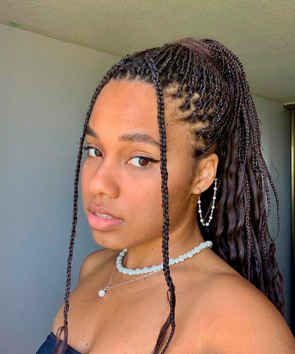 PENTEADOS PARA BOX BRAIDS GROSSAS! MUITO FÁCIL 