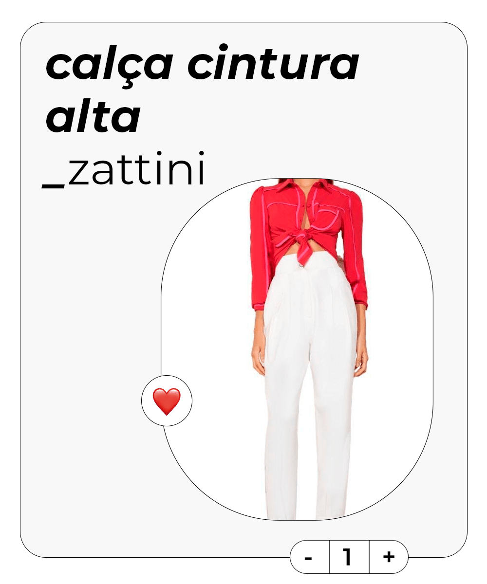 Calça branca - itens de moda e beleza - Zattini - mais desejados - camisa - https://stealthelook.com.br