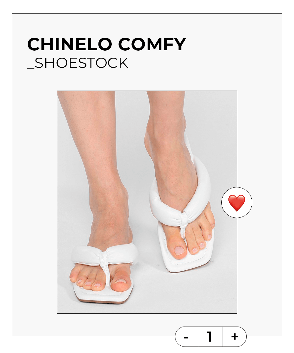 Shoestock - acolchoado - chinelo - tendência - calça flare  - https://stealthelook.com.br