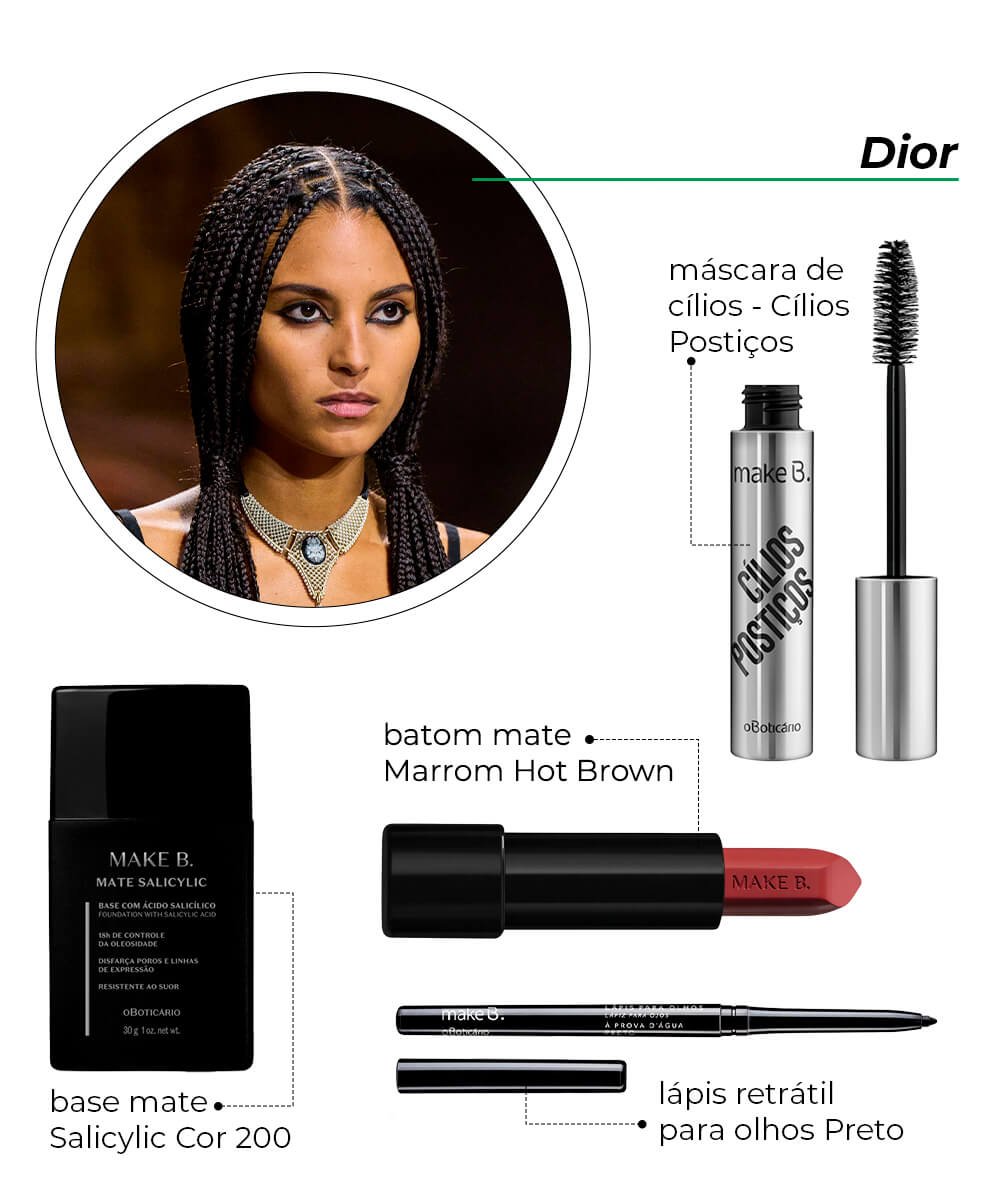 Dior - maquiagem-semana-de-moda-paris-fashion-week-makeb - maquiagem simples - inverno  - brasil - https://stealthelook.com.br