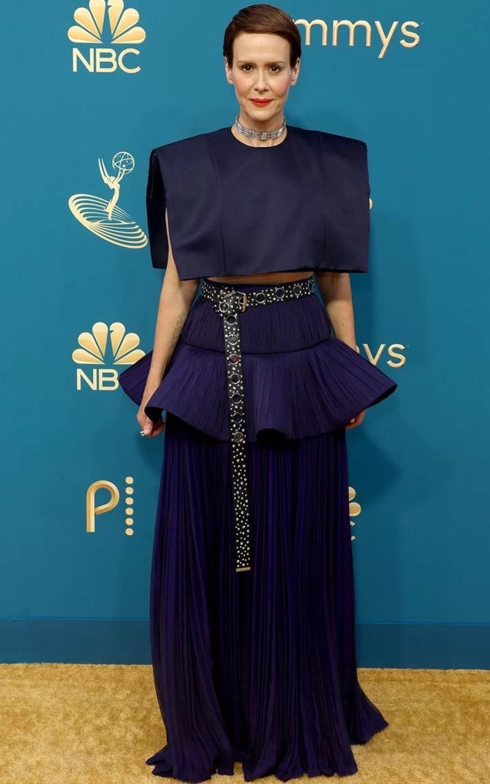Sarah Paulson - melhores looks - Emmy Awards 2022 - premiação - Carol Ribeiro - https://stealthelook.com.br