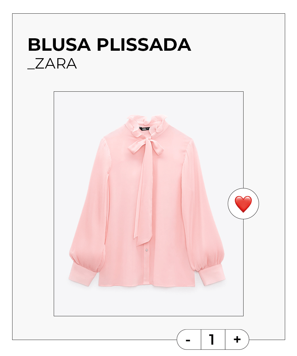 ZARA - mais desejados - calça cargo - mais clicados - camisa rosa - https://stealthelook.com.br