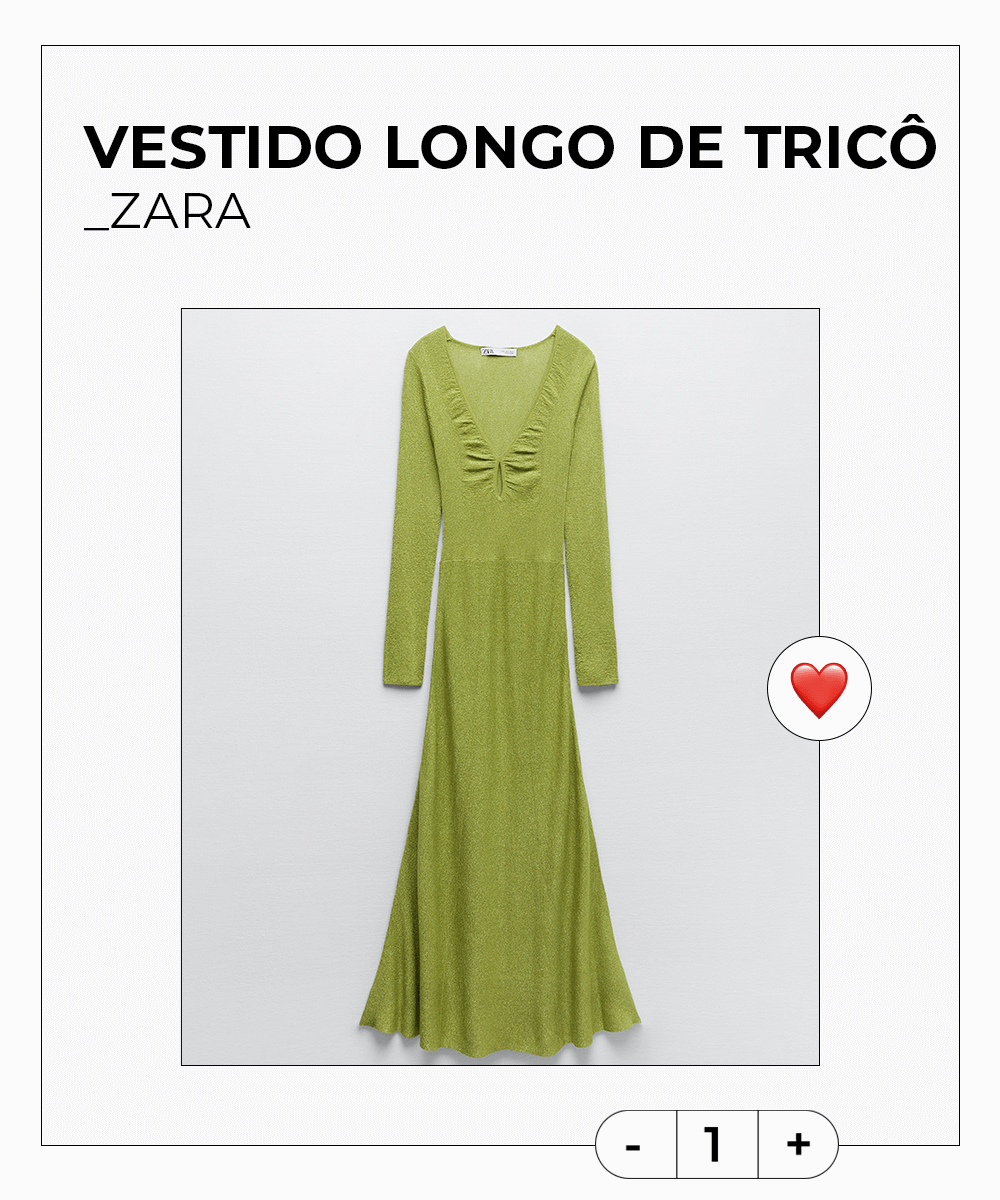 ZARA - mais desejados - tênis Velosamba - mais clicados - vestido de tricô - https://stealthelook.com.br