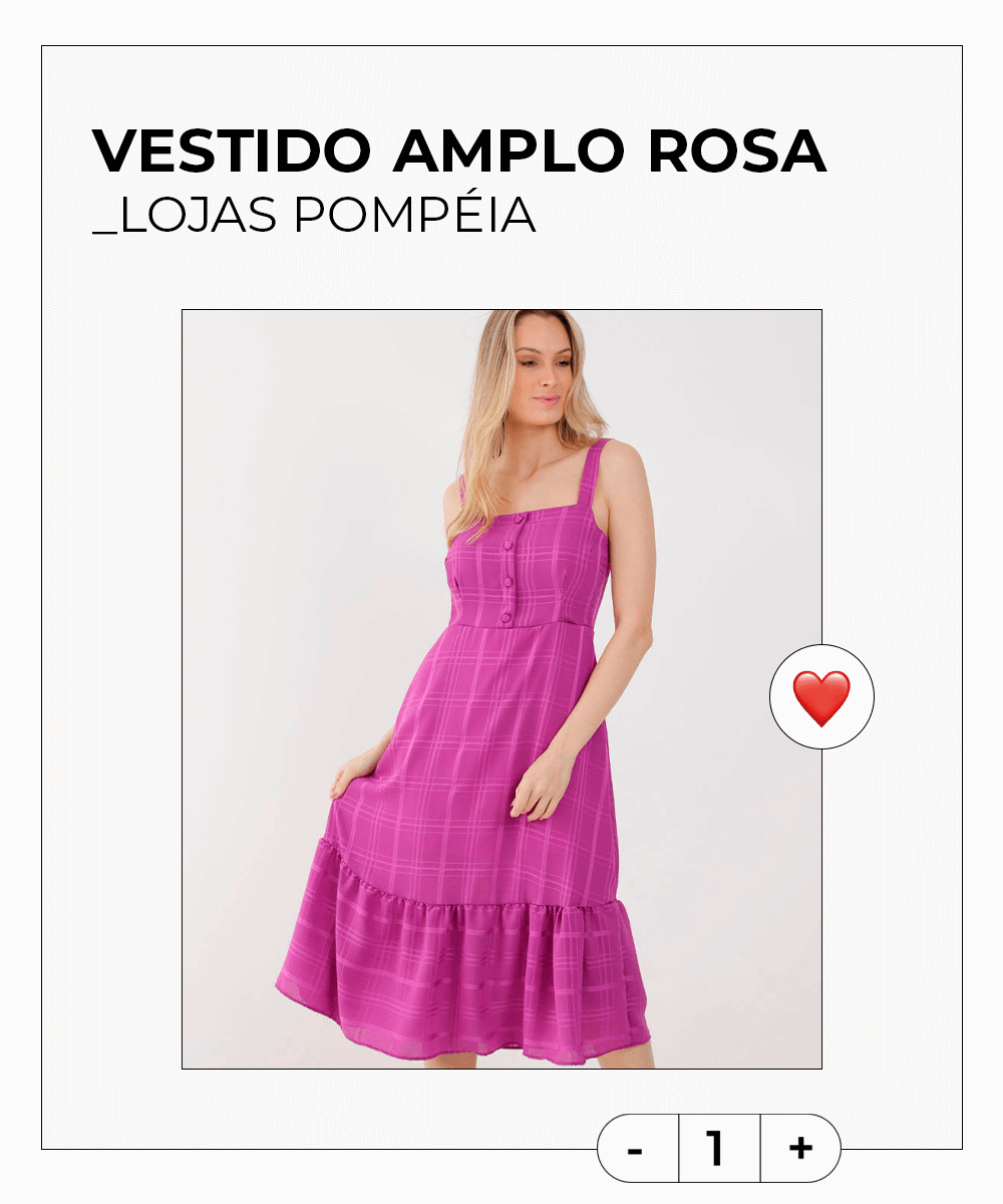 Lojas Pompéia - mais clicados - tênis Velosamba - mais desejados - vestido rosa - https://stealthelook.com.br