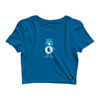 Camiseta Cropped Grizzly Positive Bear Tee - Azul Royal
