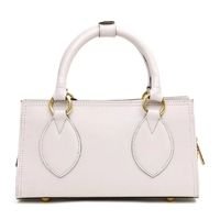 Bolsa de Mão Feminina Pequena Smartbag Couro Enfeite Colorido - Off White