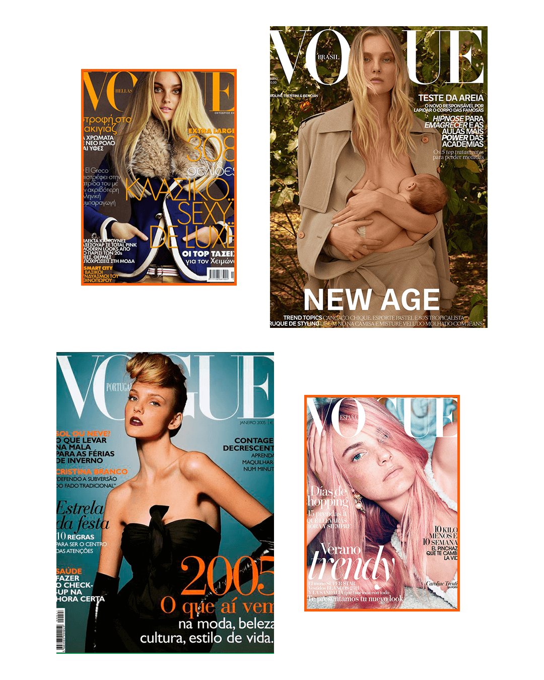 Carol Trentini - Vogue - 20 anos de carreira - revista - capa da Vogue - https://stealthelook.com.br