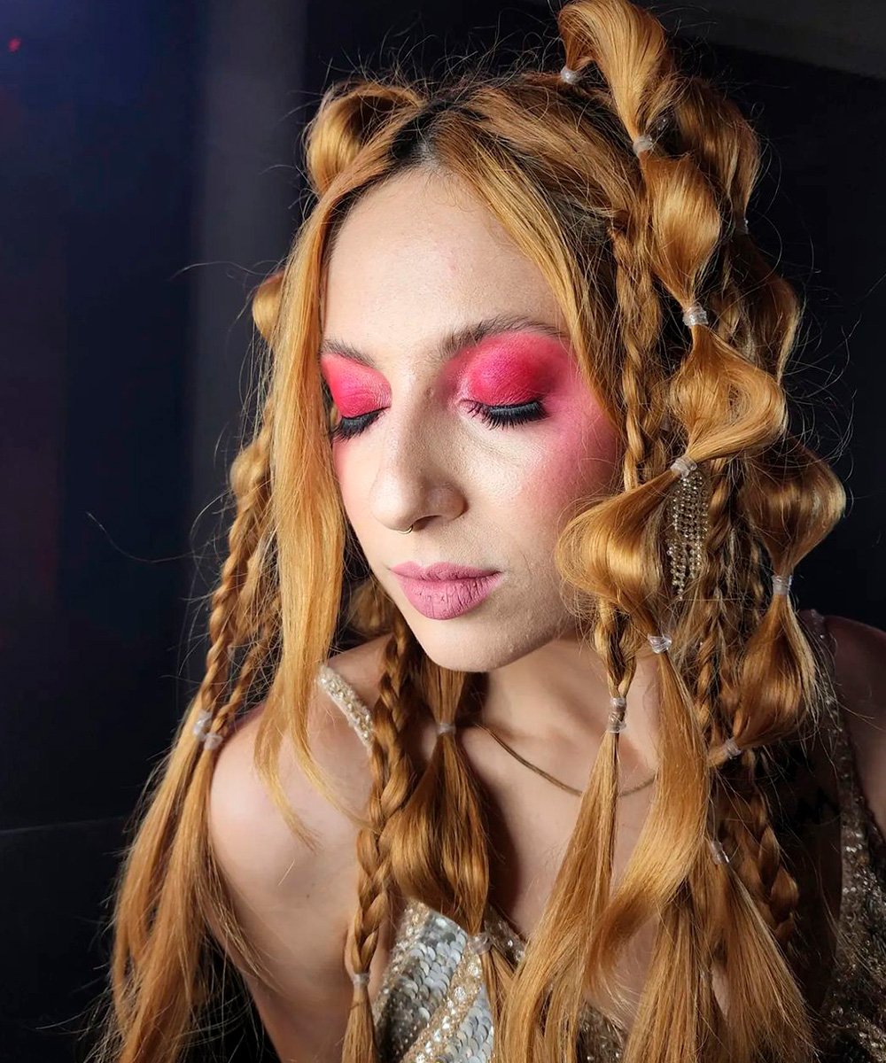 Aline Santos - maquiagem-rosa - maquiagens de halloween - inverno  - brasil - https://stealthelook.com.br