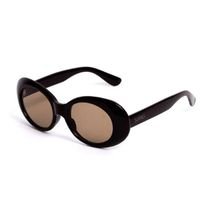 Óculos de Sol Oval - Preto+Marrom