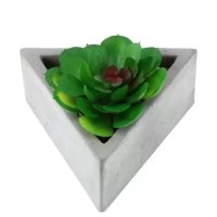 Vaso Decorativo de Cimento Planta Suculenta Artificial - BBR Toys