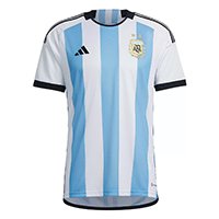 Camisa Seleção Argentina Home 22/23 s/n° Torcedor Adidas Masculina - Branco+Azul