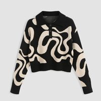 Everyday Illusion Psychedelic Swirl Pullover Sweater
