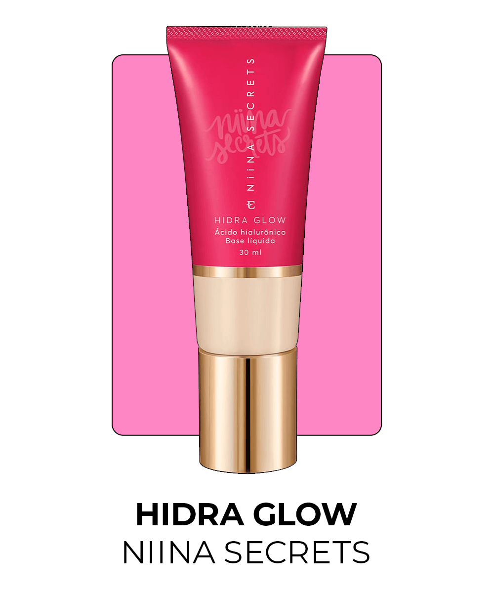 niina secrets by eudora - base-hidra-glow - produtos de beleza - verão - brasil - https://stealthelook.com.br