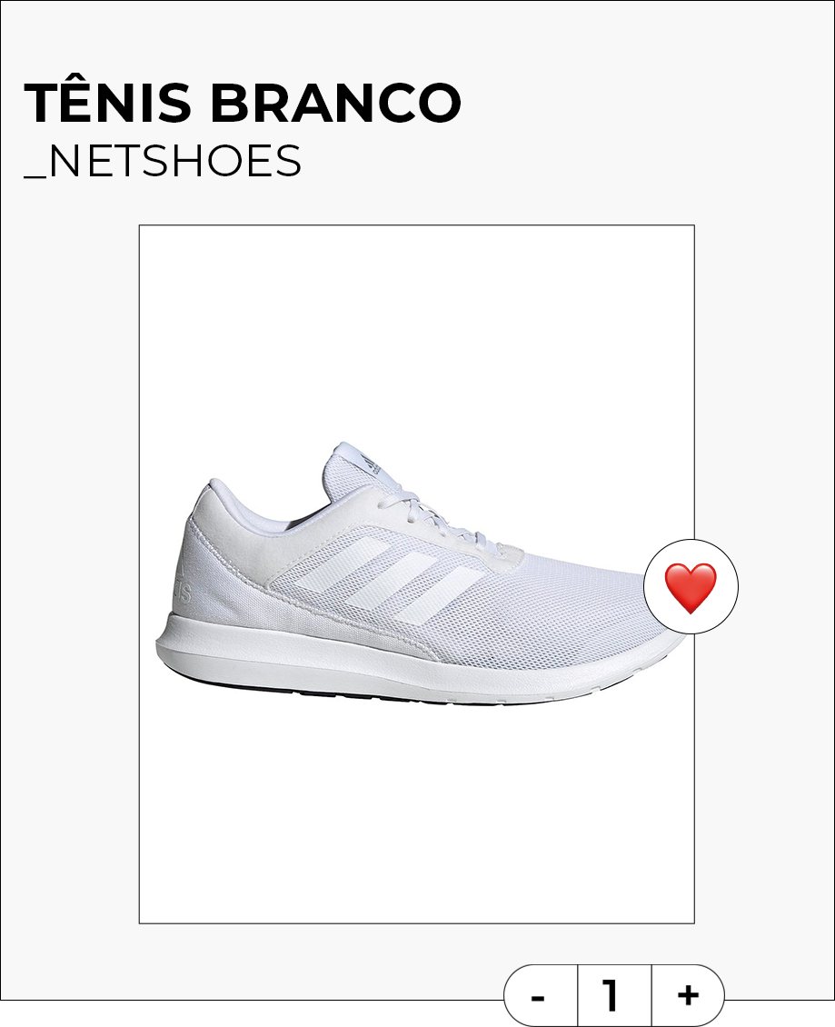 Netshoes - athleisure - tênis branco - looks - Adidas - https://stealthelook.com.br