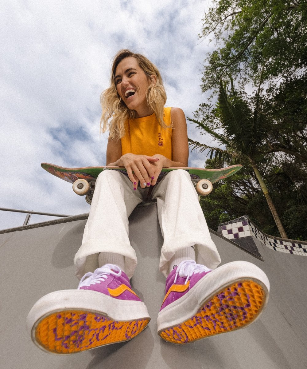 Yndiara Asp - tênis - Vans - skate - colorway - https://stealthelook.com.br
