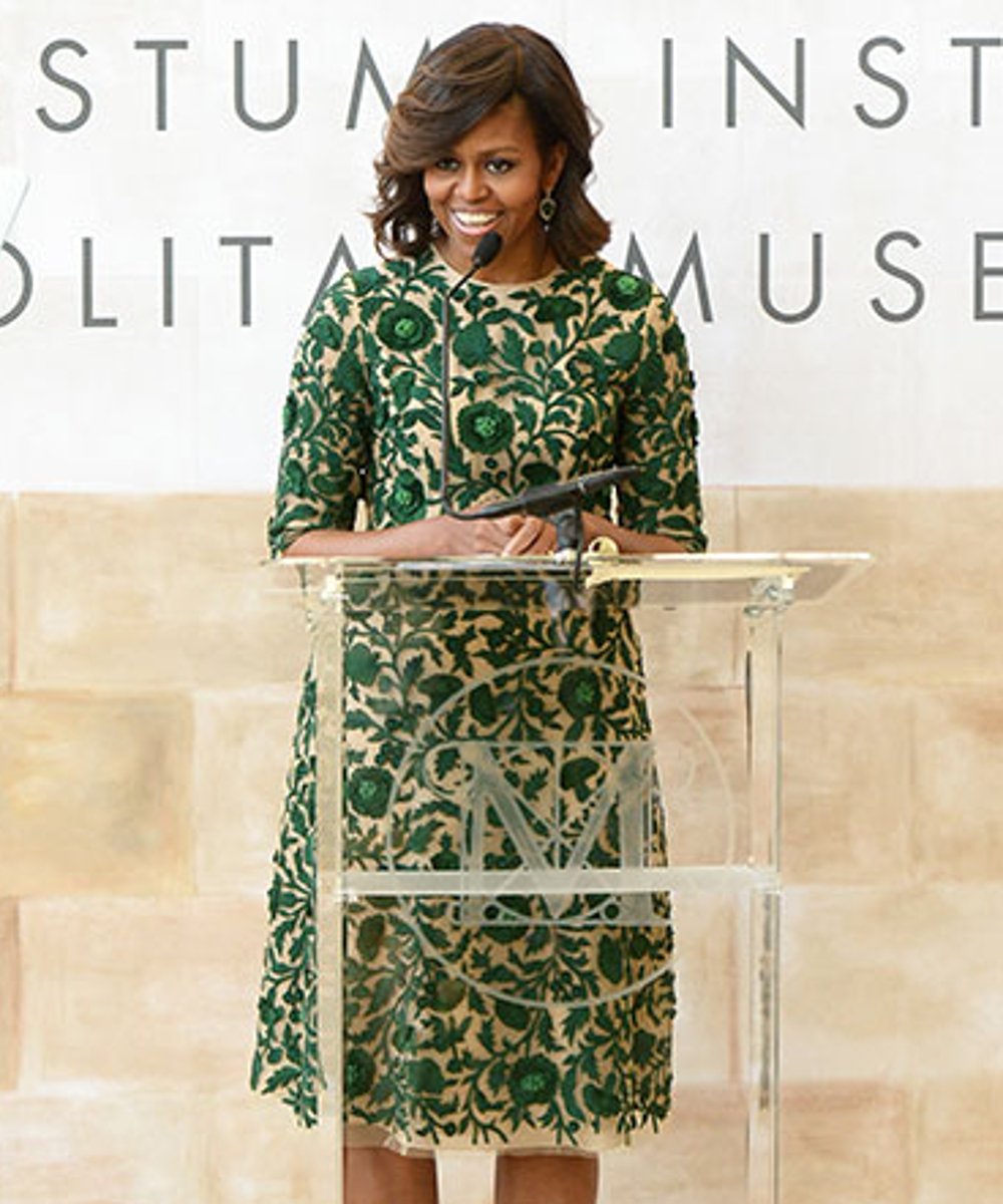 Michelle Obama - vestido florido - Michelle Obama - verão - street style - https://stealthelook.com.br