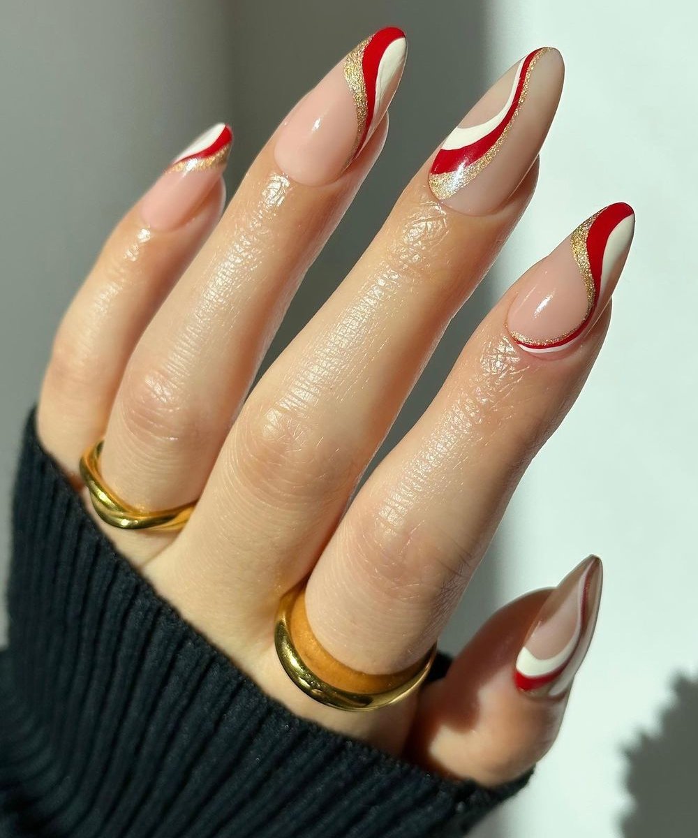 disseynails - nail arts para o natal_glitter_verde_vermelho_dourado - nail arts para o natal  - nail arts para o natal  - nail arts para o natal  - https://stealthelook.com.br