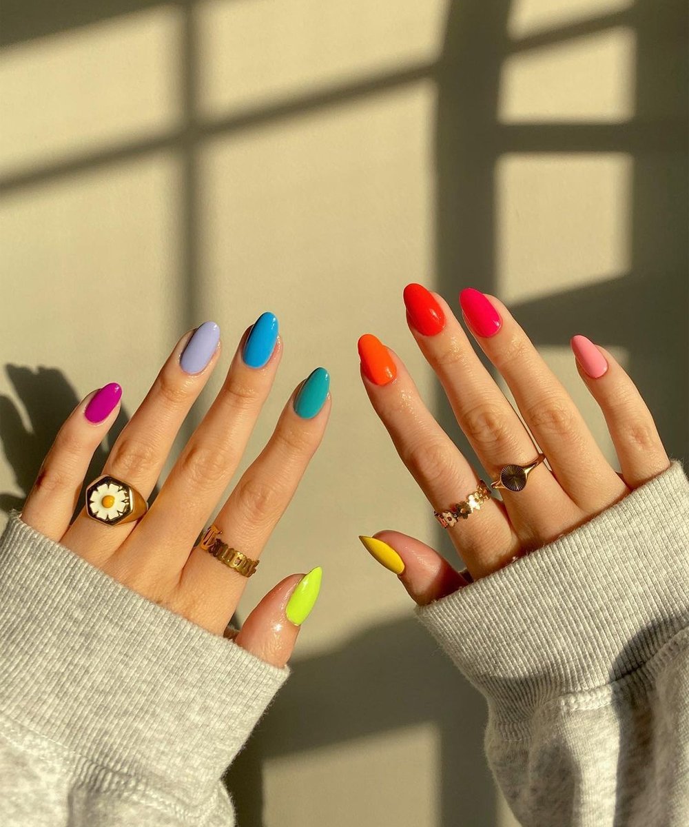pop_polished - skittle nails_unhas coloridas  - skittle nails  - skittle nails  - skittle nails  - https://stealthelook.com.br