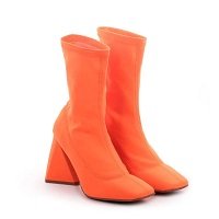 Bota melanie laranja damannu shoes