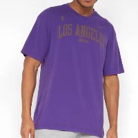 Camiseta NBA Nike Los Angeles Lakers Courtside Max 90 Masculina - Roxo