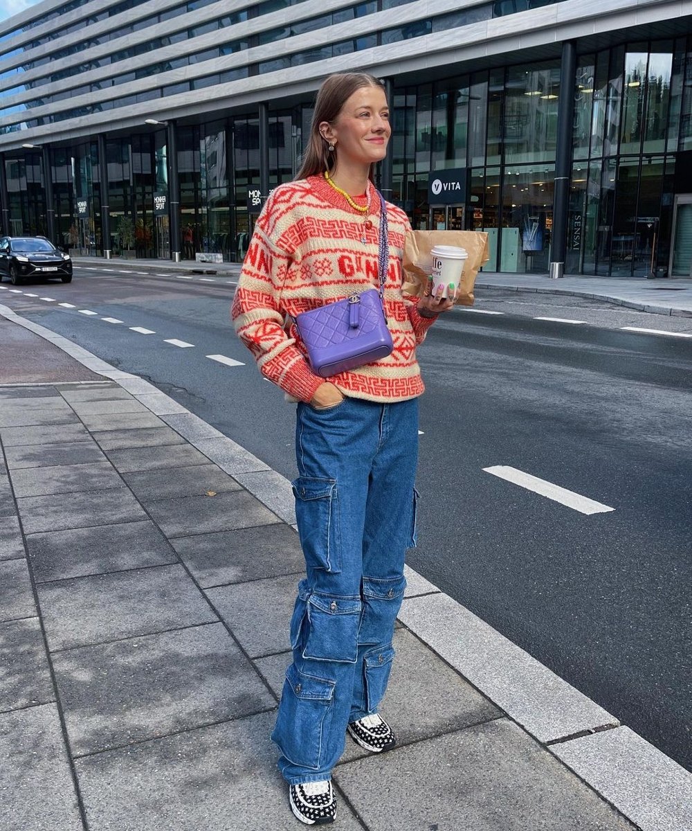 marianne theodorsen - calça baggy jeans - tendências de jeans - verão - street style - https://stealthelook.com.br