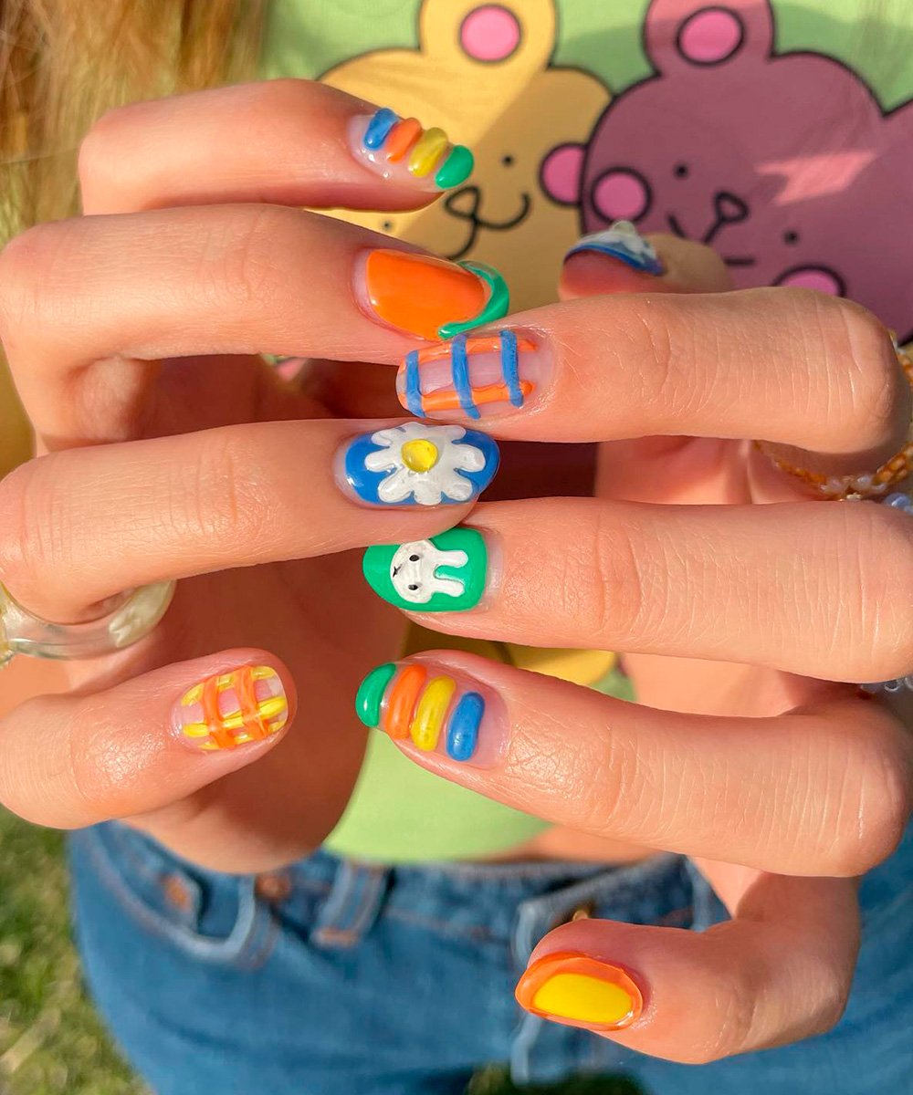 Toko Hutcheson - unhas-manicure-esmalte - nail art para o carnaval - verão - brasil - https://stealthelook.com.br