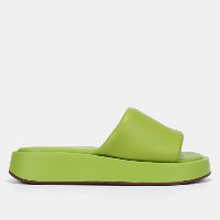 Tamanco Shoestock Comfy Flatform Monocolor - Verde