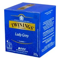 Chá Twinings Preto Lady Grey 20g - caixa com 10 unid