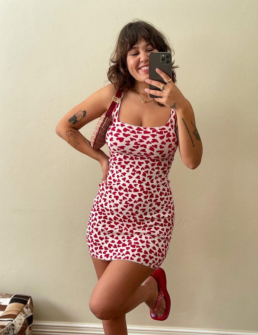 @zigs_mom - vestido - estampa de coração - verão - street style - https://stealthelook.com.br