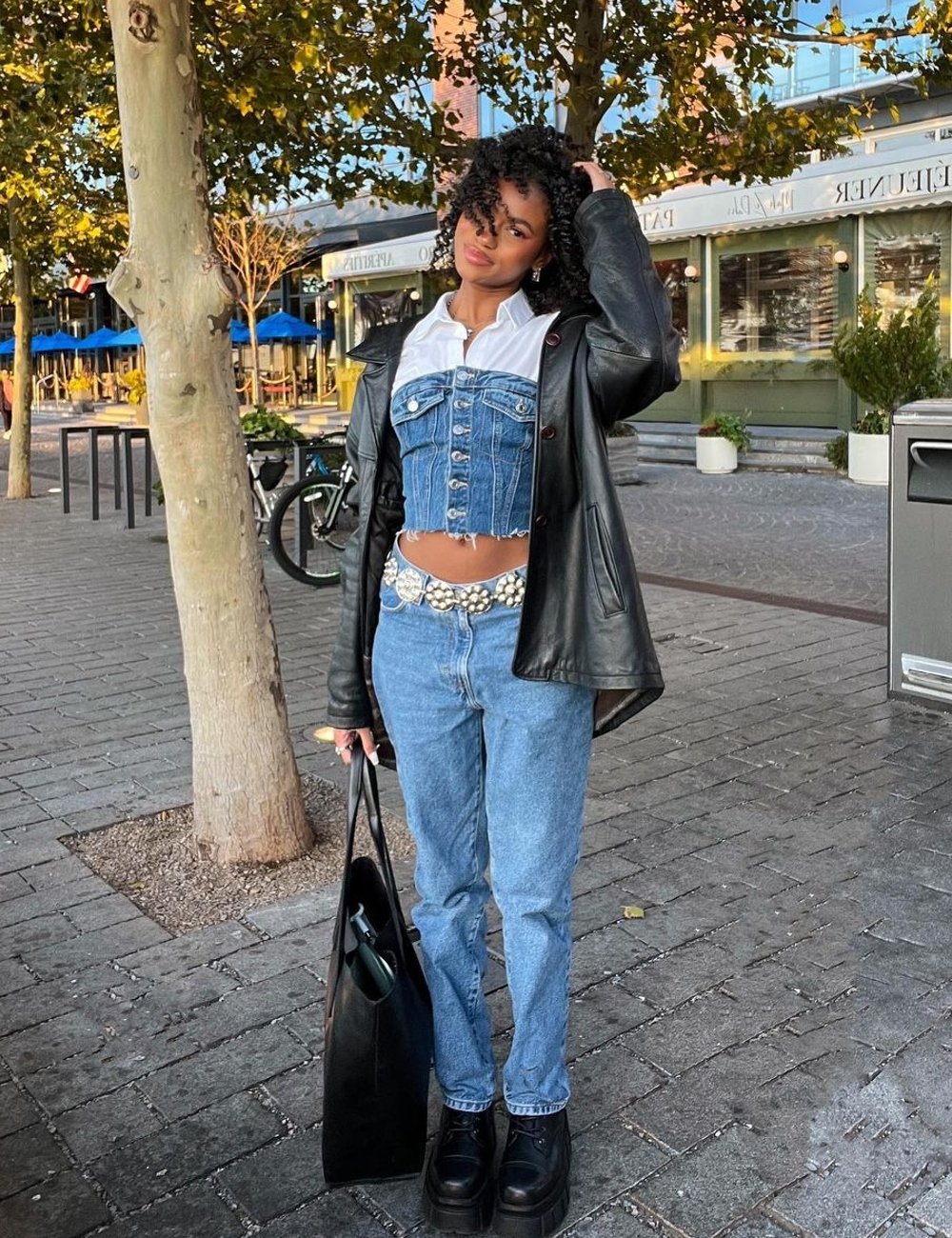 Cici Michele - jeans e jaqueta  - sete estilos universais - inverno - street style - https://stealthelook.com.br