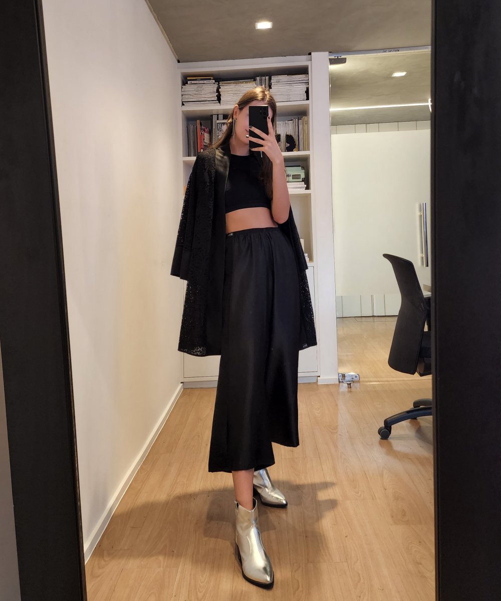 Ana Beatriz Hoffert - quimono preto e calça preta lingerie - como usar lingerie - outono - street style - https://stealthelook.com.br