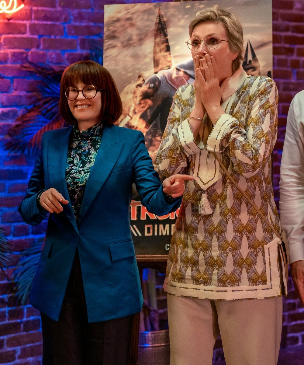 Jane Lynch e Megan Mullally - Lionsgate+ - Party Down - streaming - série - https://stealthelook.com.br