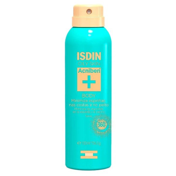 Spray Corporal Antiacne Isdin Acniben  - skincare-acne-corporal - protetor solar isdin - outono - brasil - https://stealthelook.com.br