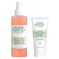Mario Badescu Kit Rose Facial Spray 236ml & Hand Cream Vitamin E 85g