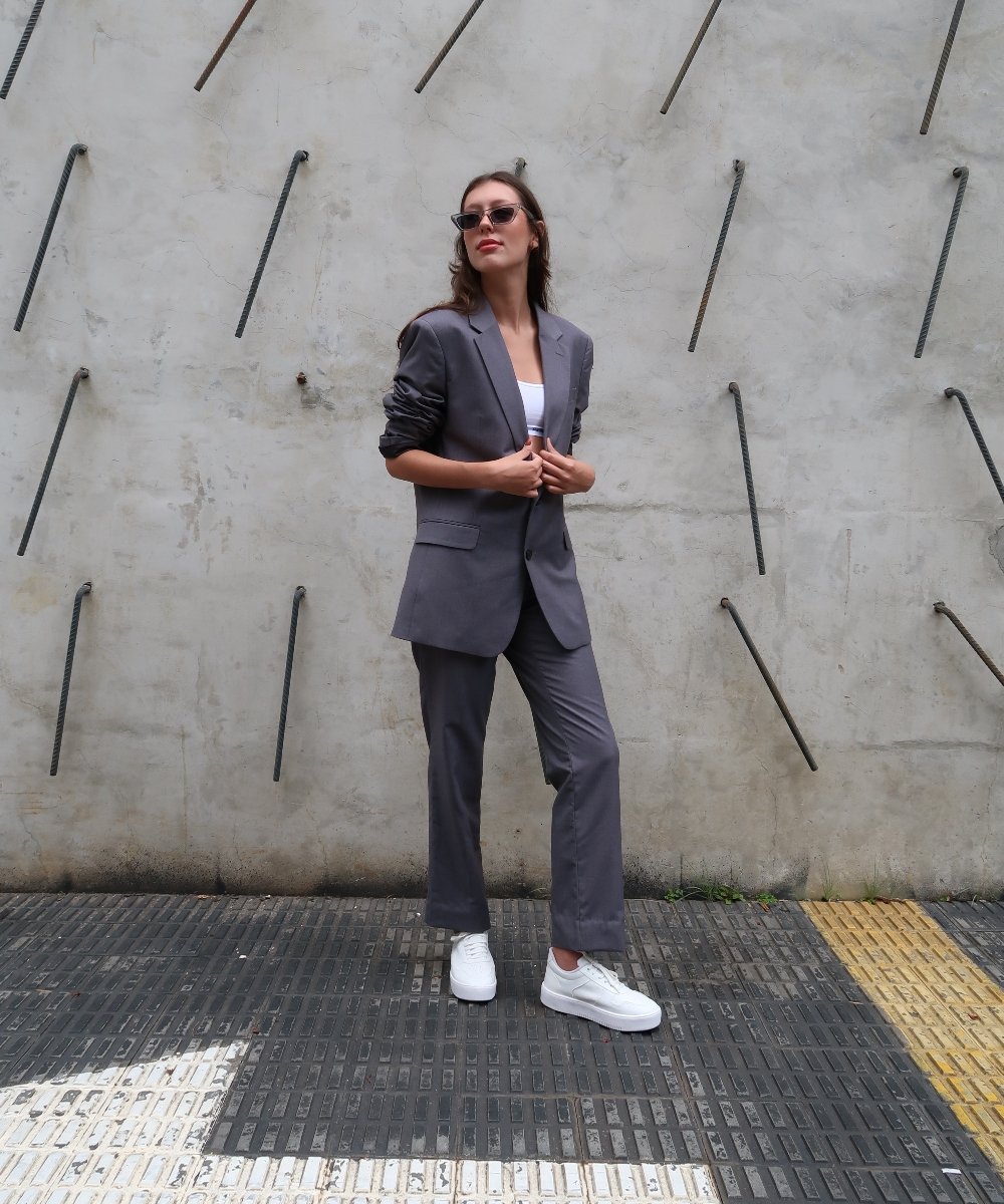 Ana Beatriz Hoffert - conjunto de blazer - Succession - verão - street style - https://stealthelook.com.br