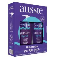 Kit Aussie Mega Moist Shampoo 360ml + Condicionador 180ml