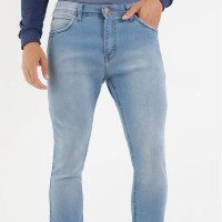 Calça Jeans Slim Vilejack Masculina Azul