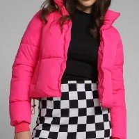 Jaqueta Puffer Vista Magalu Cropped