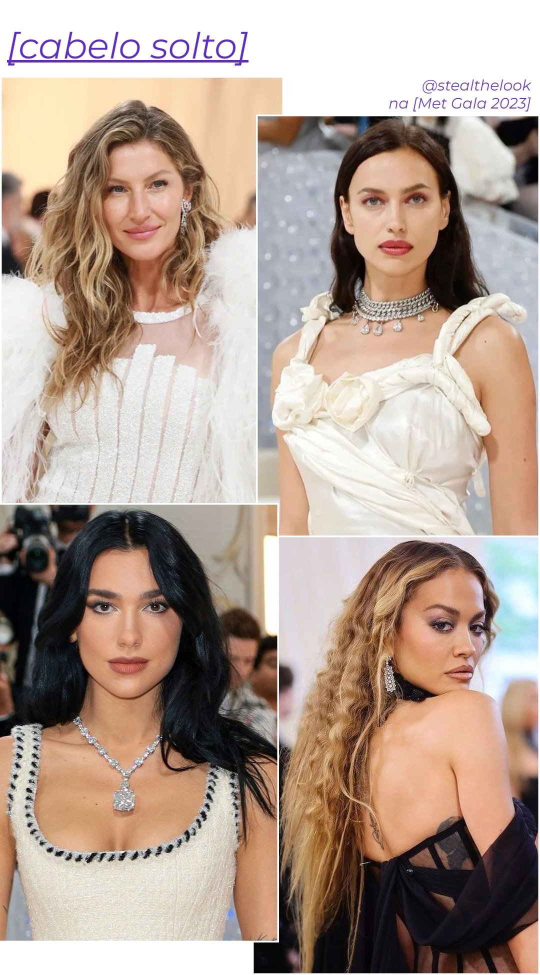 7 tendências de beleza que vimos no Met Gala 2023 » STEAL THE LOOK