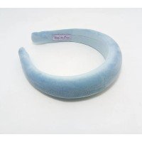 Tiara Alta Acolchoada de Veludo Padded Headband - BMQ Acessórios