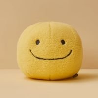 Almofada Esfera Bordada Smile - D25 cm
