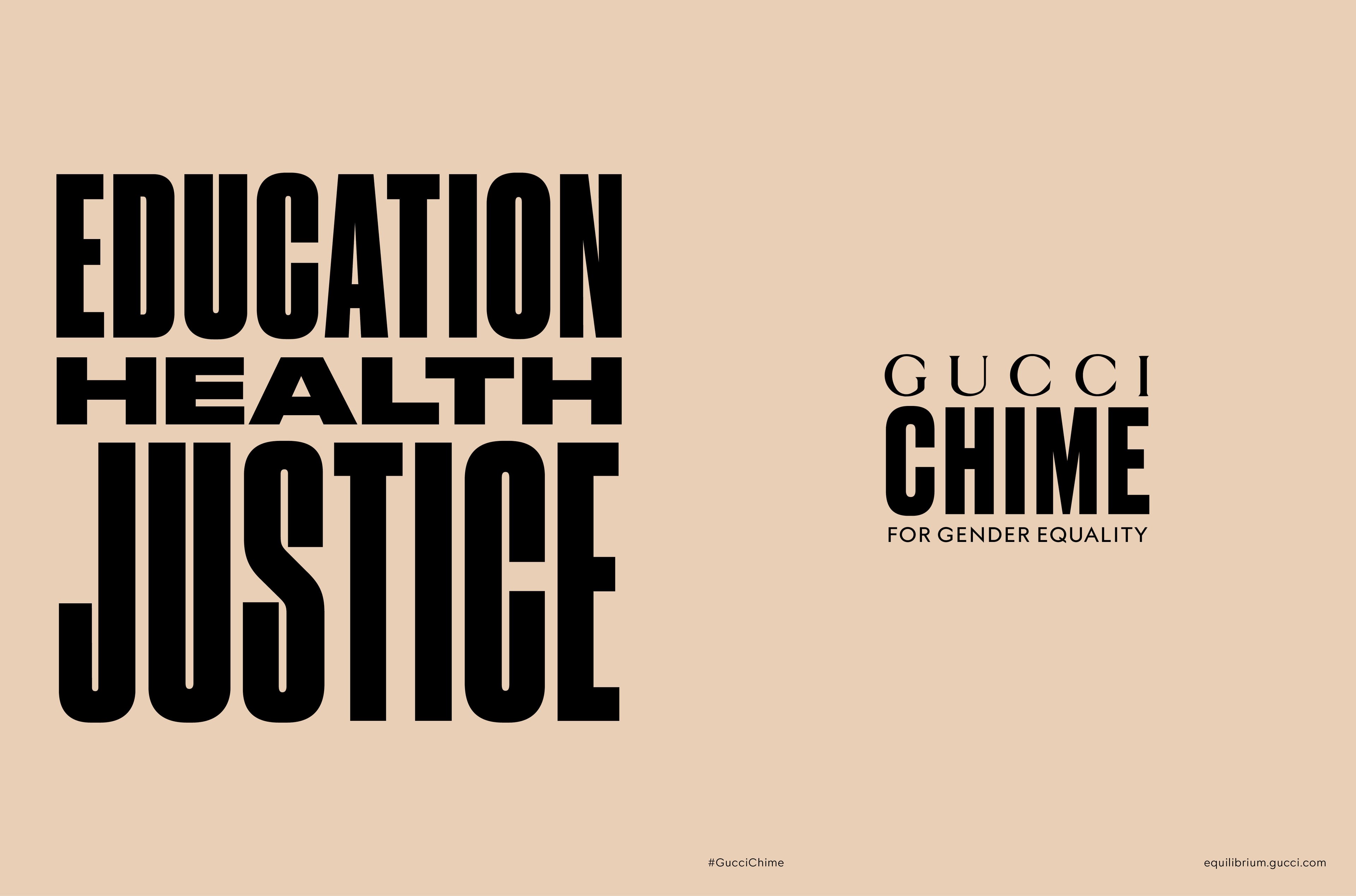 Gucci Chime -     - Gucci Chime - outono - Foto de texto preto em fundo pêssego  - https://stealthelook.com.br