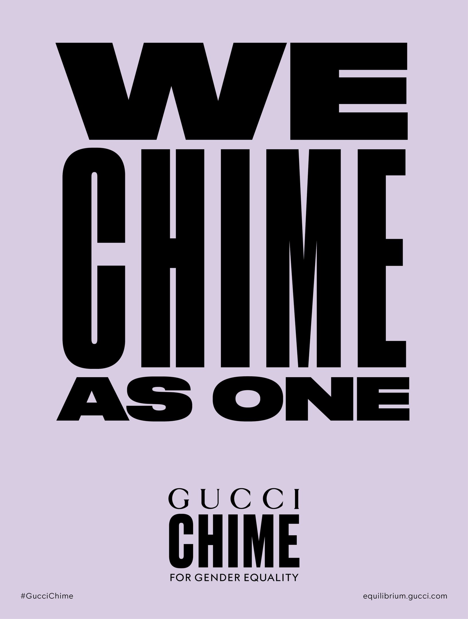 Gucci Chime -     - Gucci Chime - outono - texto preto em fundo roxo - https://stealthelook.com.br