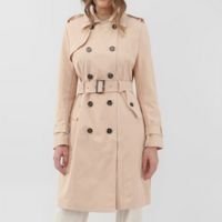 Trench coat feminino com cinto bege | AK by Riachuelo